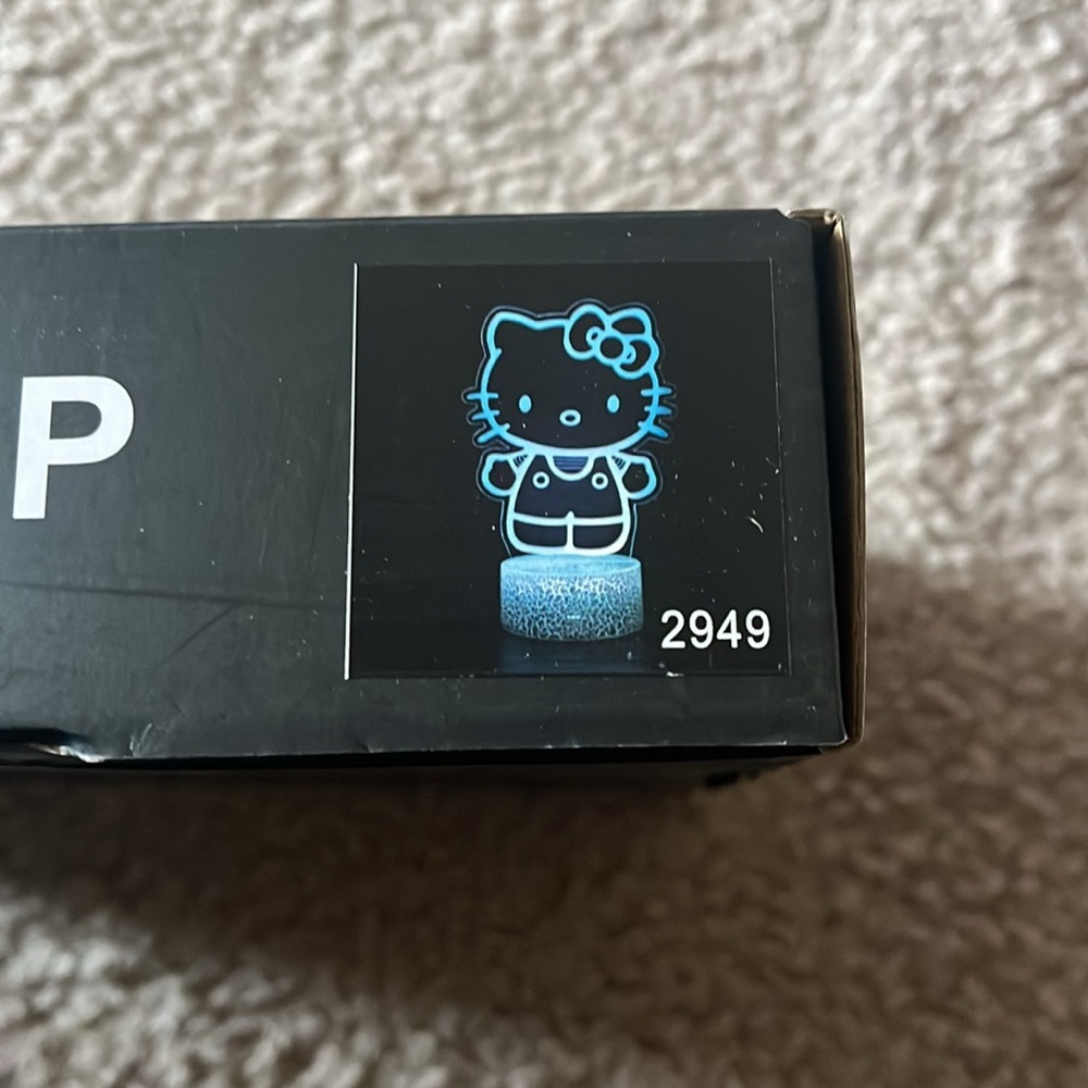 3D Lamp with Hello Kitty Design